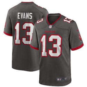 Mike Evans Tampa Bay Buccaneers Nike Alternate Game Jersey – Pewter