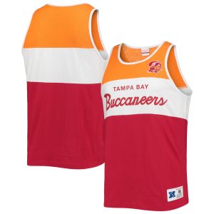 Men’s Tampa Bay Buccaneers Mitchell & Ness Red Team Tank Top