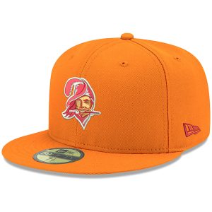 Men’s Tampa Bay Buccaneers New Era Orange Omaha Throwback 59FIFTY Fitted Hat