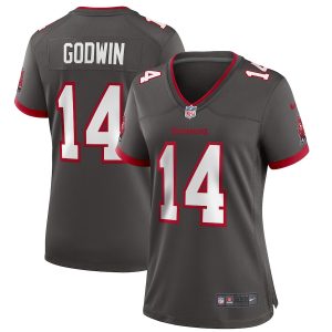 Women’s Tampa Bay Buccaneers Chris Godwin Nike Pewter Alternate Game Jersey