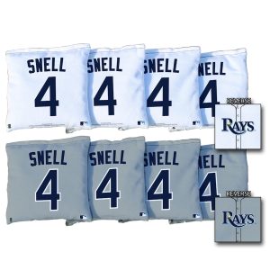 Blake Snell Tampa Bay Rays 8-Piece Regulation Corn Filled Cornhole Bag Set