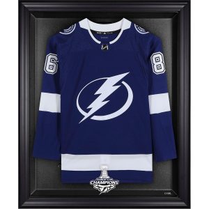 Tampa Bay Lightning 2021 Stanley Cup Champions Black Framed Jersey Display Case