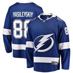 Andrei Vasilevskiy Tampa Bay Lightning Blue Home Premier Breakaway Player Jersey