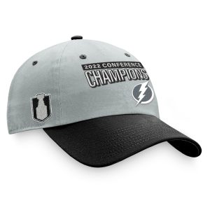 Tampa Bay Lightning Gray/Black 2022 Eastern Conference Champions Unstructured Adjustable Hat