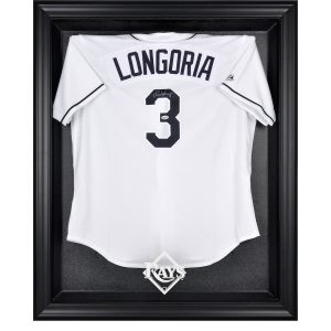 Tampa Bay Rays Black Framed Logo Jersey Display Case