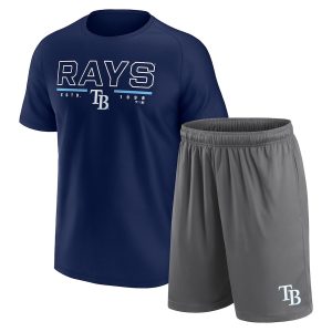 Tampa Bay Rays Fanatics Branded Raglan T-Shirt & Shorts Set