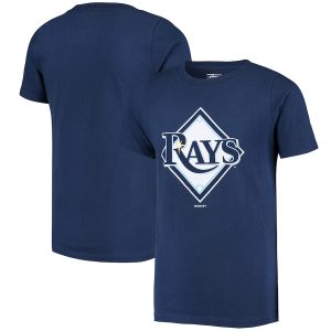 Tampa Bay Rays Youth Team Primary Logo T-Shirt – Navy