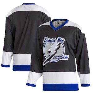 Tampa Bay Lightning adidas Team Classics Authentic Blank Jersey – Black