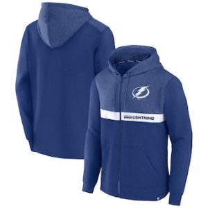 Fanatics Branded Tampa Bay Lightning Blue Iconic Ultimate Champion Full-Zip Hoodie